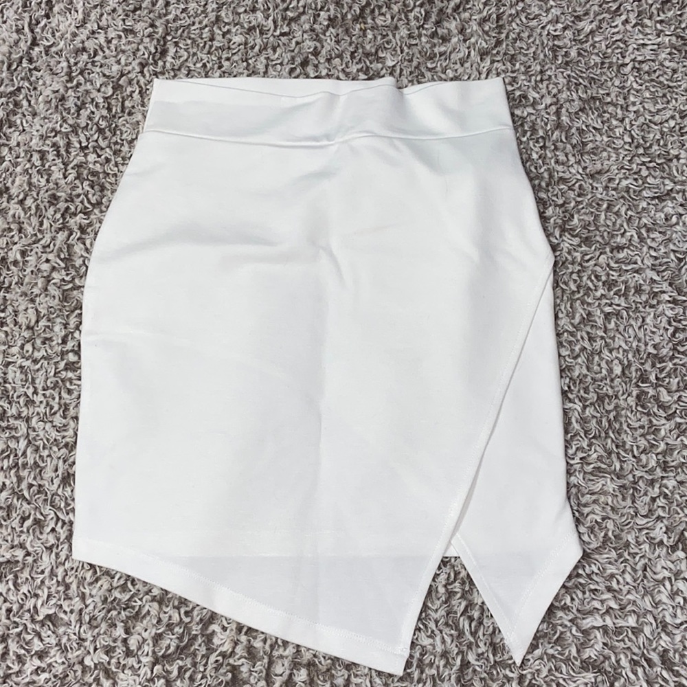 white split skirt